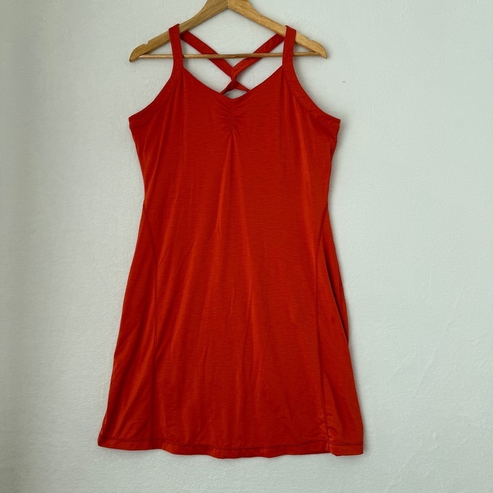 Mountain Hardwear orange racerback‎ mini dress size Large